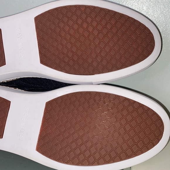 Steve Madden Men's Friend Fly Knit Sneaker Black/Gray Size 8 - Picture 14 of 16